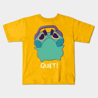 Frog says Quiet Kids T-Shirt